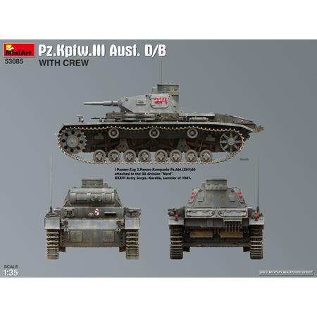 Pz.Kpfw. III Ausf. D/B with Crew