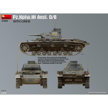 Pz.Kpfw. III Ausf. D/B with Crew