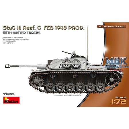 StuG III Ausf. G  Feb 1943 Prod w/Winter Tracks