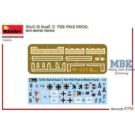 StuG III Ausf. G  Feb 1943 Prod w/Winter Tracks