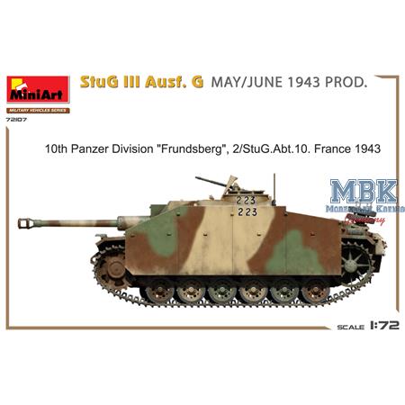 StuG III Ausf.G May/June 1943 Prod.