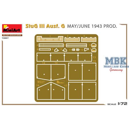 StuG III Ausf.G May/June 1943 Prod.