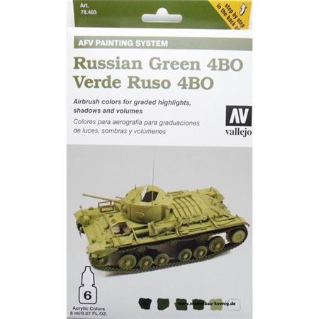 Model Air Set - AFV Russian Green 4BO Set