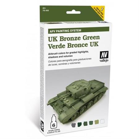 Model Air Set - AFV UK Bronze Green Set