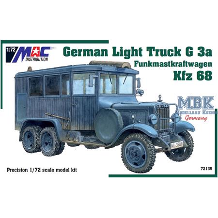 German Light Truck G3a Funkmastkraftwagen