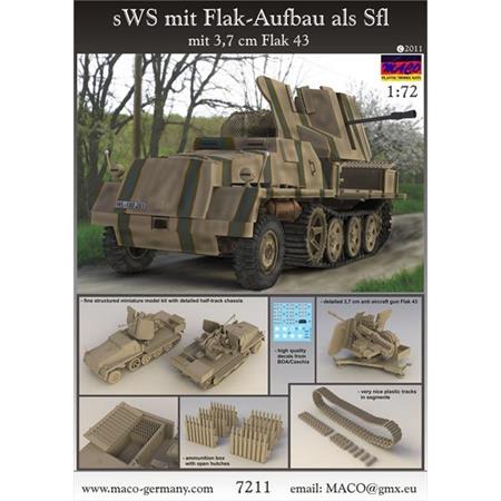 sWs gepanzert mit 3,7 cm Flak43