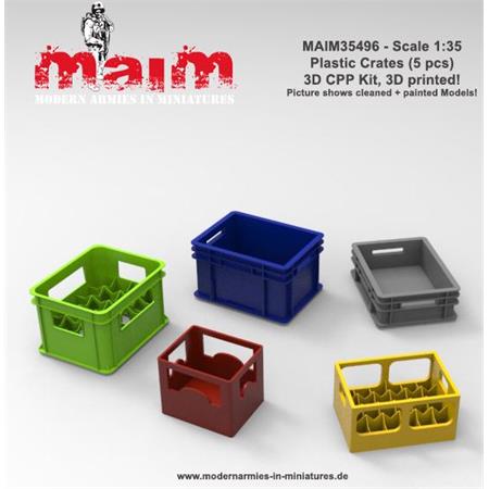 Plastic Crates - Bierkisten, Boxen (5pcs)