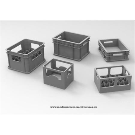 Plastic Crates - Bierkisten, Boxen (5pcs)