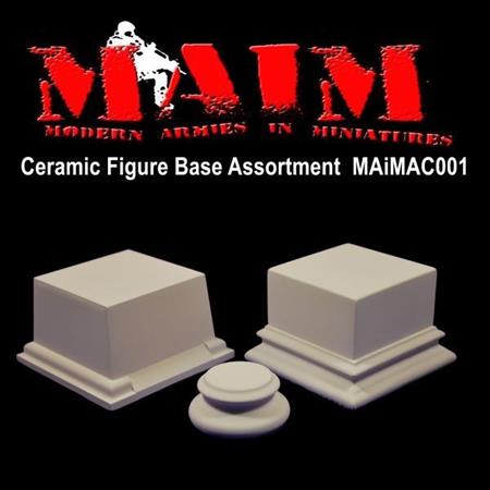 Ceramic Figure Base Assortment (3pcs)