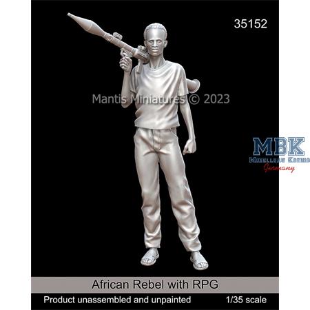 African Rebel with RPG