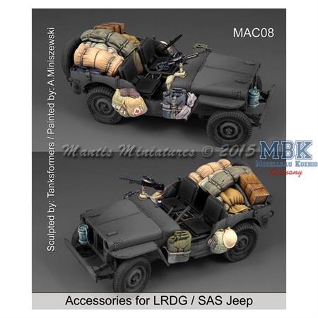 Accessories for LRDG/SAS Jeep