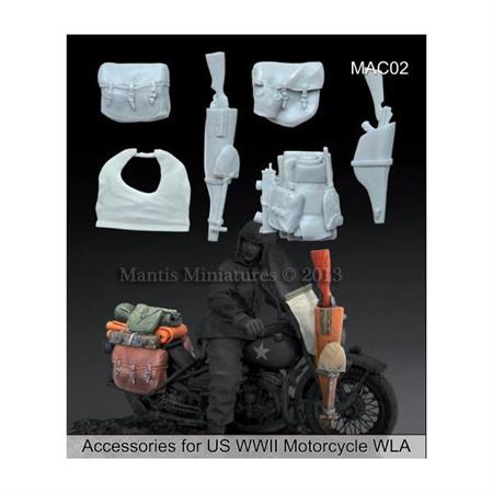 Accessories for US WW2 Motorcycle WLA