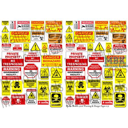 Warning & Danger Signs