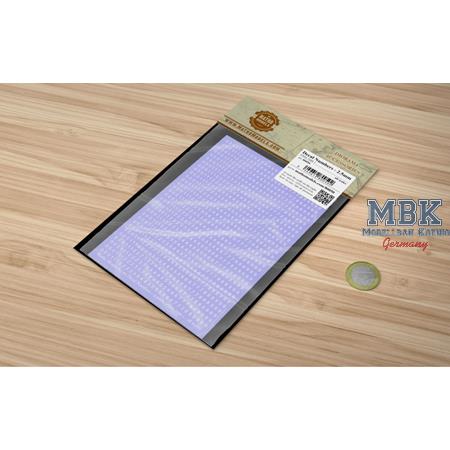 Decal numbers Type 1 White 2,5mm