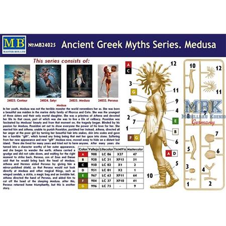 Ancient Greek Myths Series MEDUSA 1/24