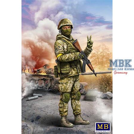Ukrainian soldier - Defence of Kyiv, March 2022