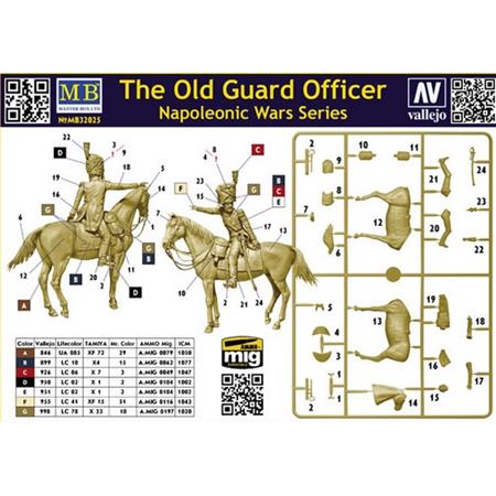 Napoleonic Wars Series: The Old Guard Officer 1:32