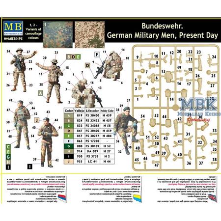 Bundeswehr German Military Men - Present Day 1/35