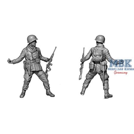 U.S. 101st Airborne Division. Bastogne, Dec. 1944