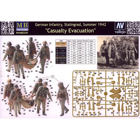 Casualty Evacuation - German Infantry,  Stalingrad