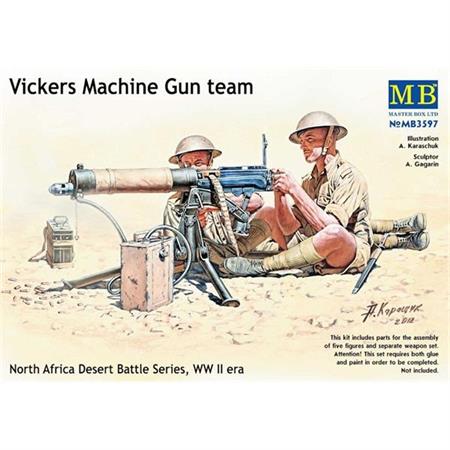Vickers MG team, Desert Battle Series, WW2