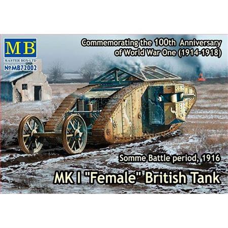 MK I "Female" British Tank, Somme Battle period