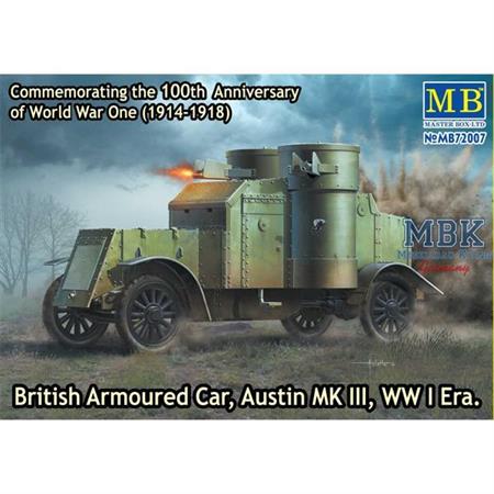 British Armoured Car, Austin MK III , WWI