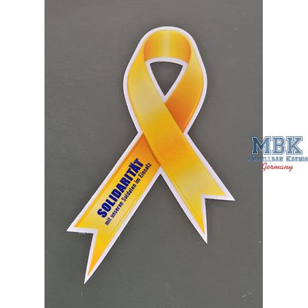 Gelbe Schleife der Solidarität / Awareness Ribbon