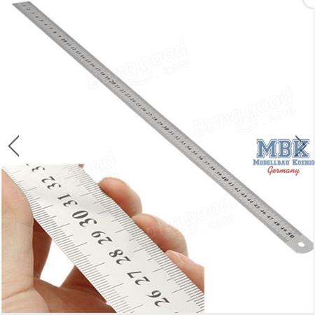 MBK Stahllineal 50cm