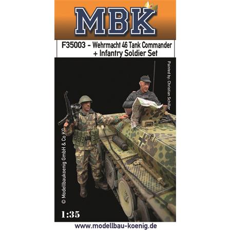 MBKF35003 Wehrmacht 46 Tank Commander & Soldier