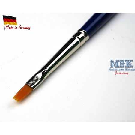 MBK Synthetikpinsel flach, Rundstiel 0
