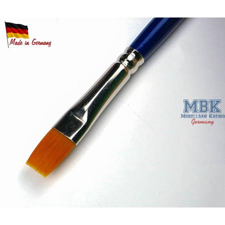 MBK Synthetikpinsel flach, Rundstiel 10