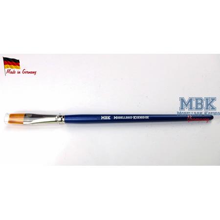 MBK Synthetikpinsel flach, Rundstiel 12