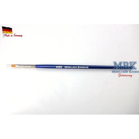 MBK Synthetikpinsel flach, Rundstiel 2