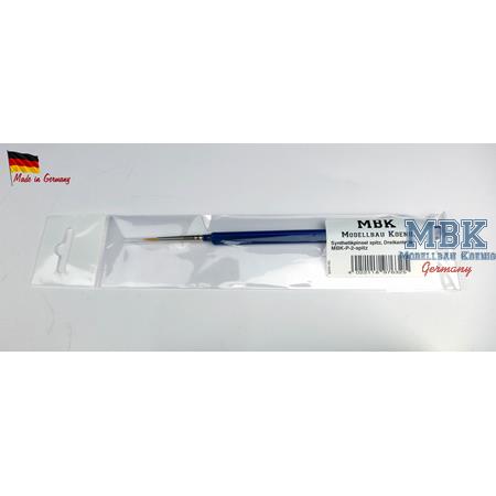 MBK Synthetikpinsel spitz, Dreikantstiel 2