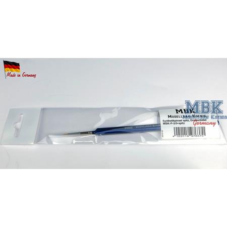 MBK Synthetikpinsel spitz, Dreikantstiel 3/0