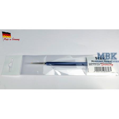 MBK Synthetikpinsel spitz, Dreikantstiel 4/0