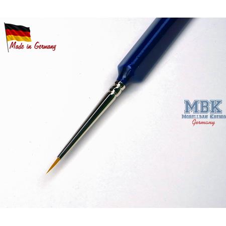 MBK Synthetikpinsel spitz, Dreikantstiel 4/0