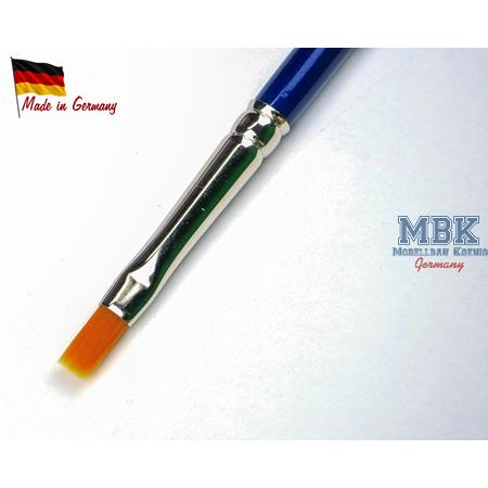 MBK Synthetikpinsel flach, Rundstiel 4