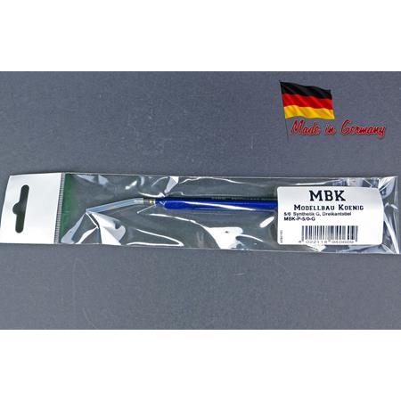 MBK Aqua.-Synthetikpinsel gebogen, 3-Eckstiel 5/0