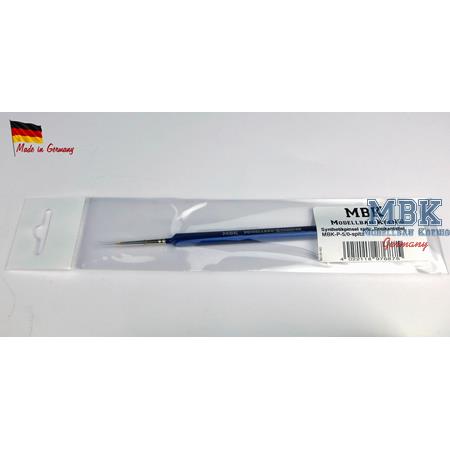 MBK Synthetikpinsel spitz, Dreikantstiel 5/0