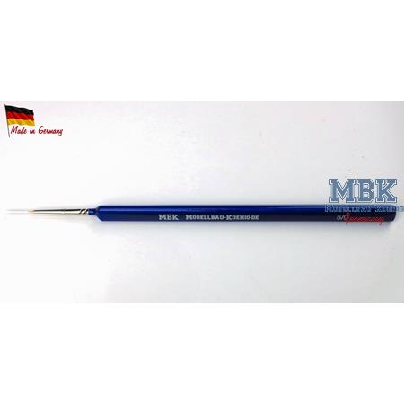 MBK Synthetikpinsel spitz, Dreikantstiel 5/0