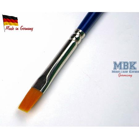 MBK Synthetikpinsel flach, Rundstiel 6