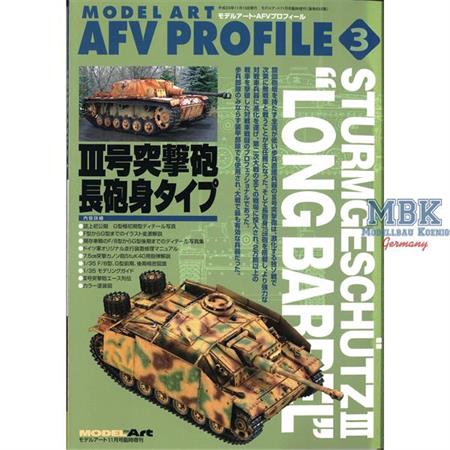 Model Art AFV Profile 3 Sturmgeschütz III Lang