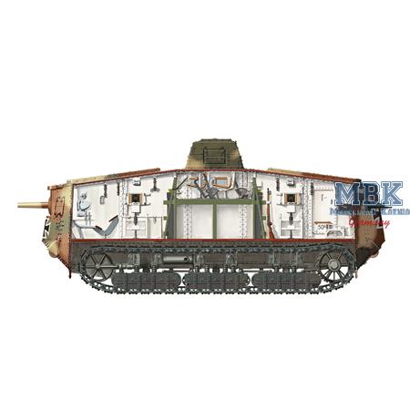 German A7V Tank (Krupp) & Engine - special edition