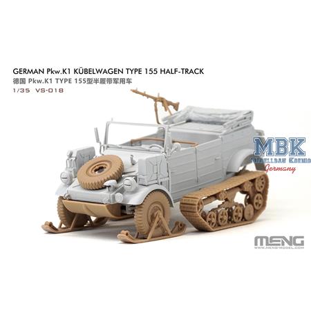 Pkw.K1 Kübelwagen Type 155 Half-Track