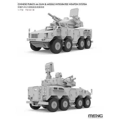 Chinese PLB625 AA Gun & Missile Integrated W.S.