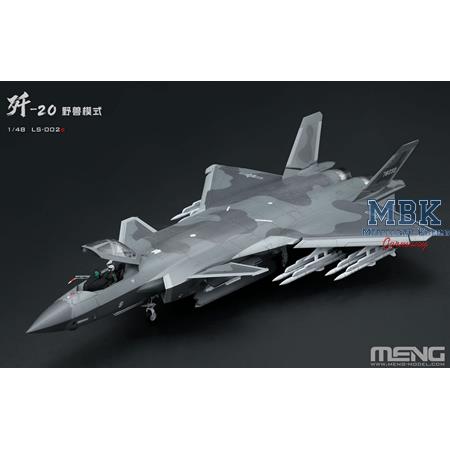 Chinese Chengdu J-20 Stealth Fighter (Beast Mode)