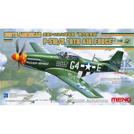 North American P-51D/K "8th Air Force" 1/48