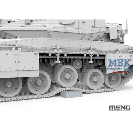 Merkava Mk.4M w/ roof-mounted slat armor